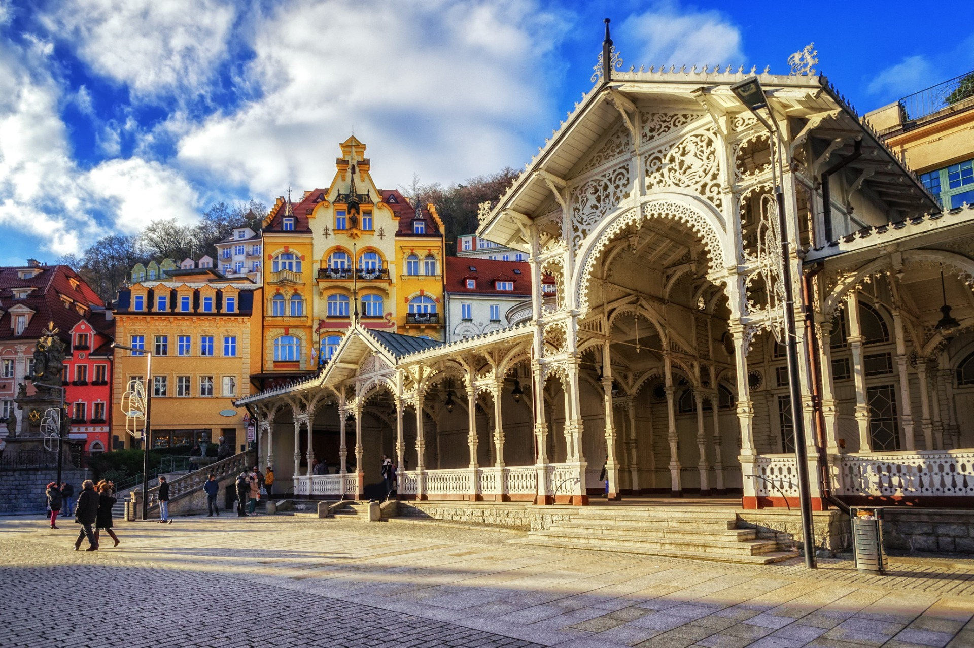 Karlovy Vary and Watchtower Diana with live Guide