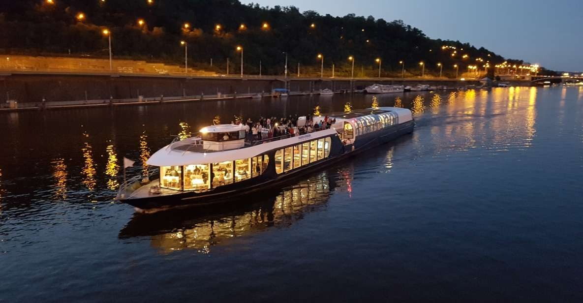 Prague by Night - Dinner Cruise with pick-up & drop-off